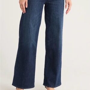 Women's Jeans frame le slim palazzo high rise wide leg 25 nwt color guilty